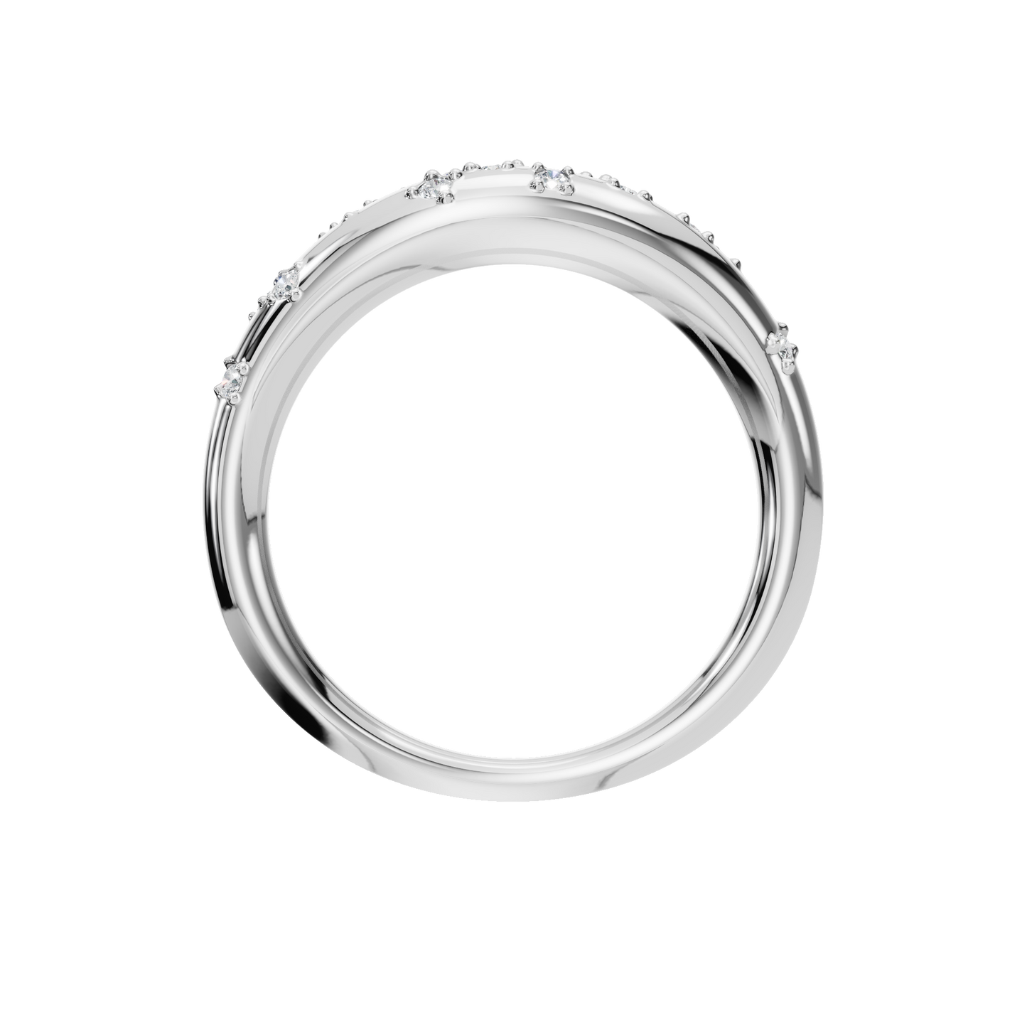 PAVE WEDDING BAND - M&D Signature Jewels