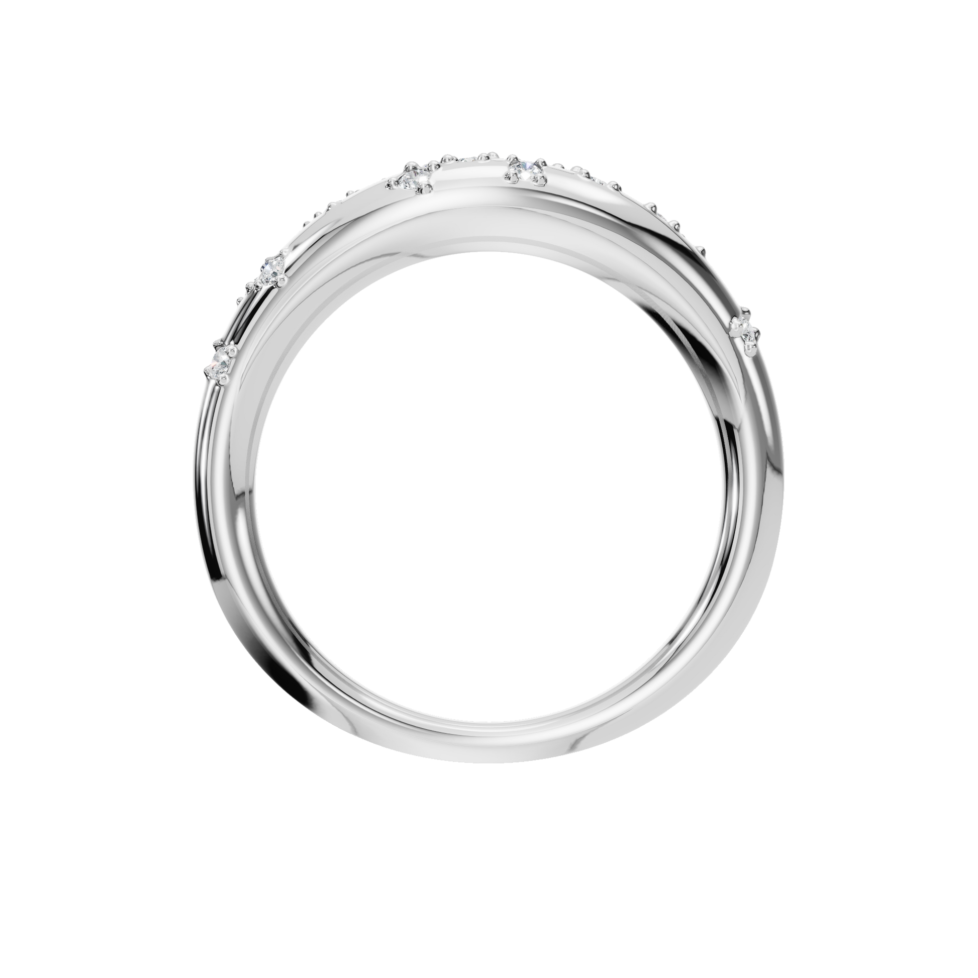 PAVE WEDDING BAND - M&D Signature Jewels