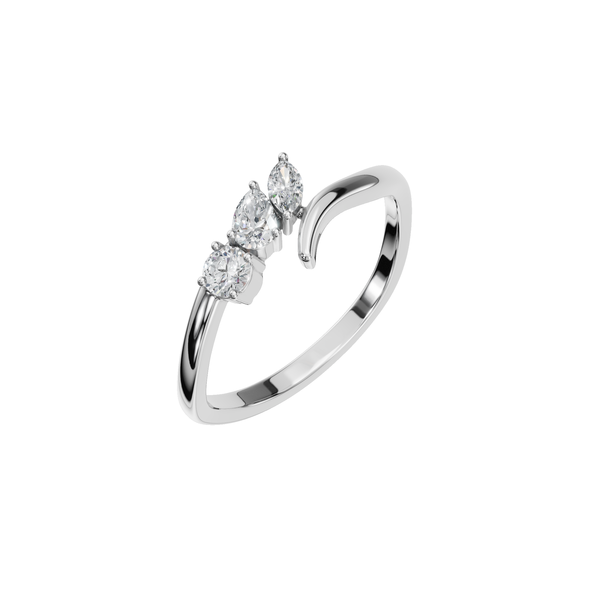 MULTI-SHAPE WEDDING BAND
