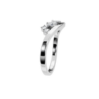 FLOATING DIAMOND WEDDING BAND