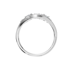 FLOATING DIAMOND WEDDING BAND