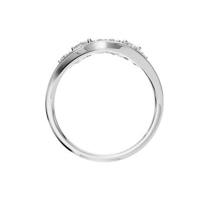 FLOATING DIAMOND WEDDING BAND - M&D Signature Jewels
