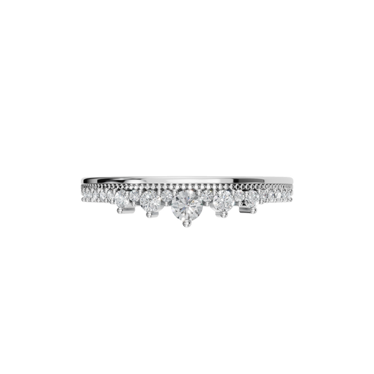 ROUND CROWN WEDDING BAND