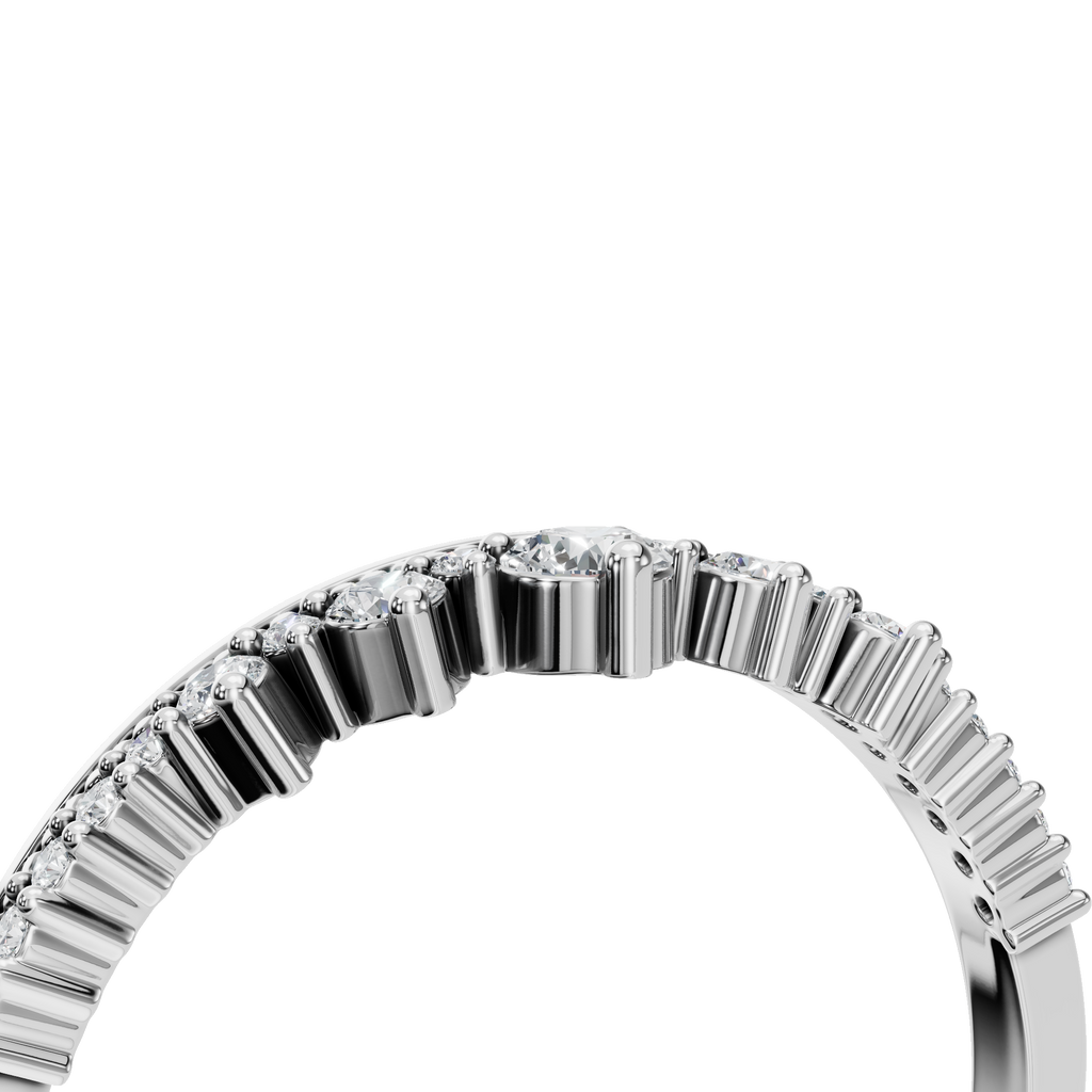 ROUND CROWN WEDDING BAND