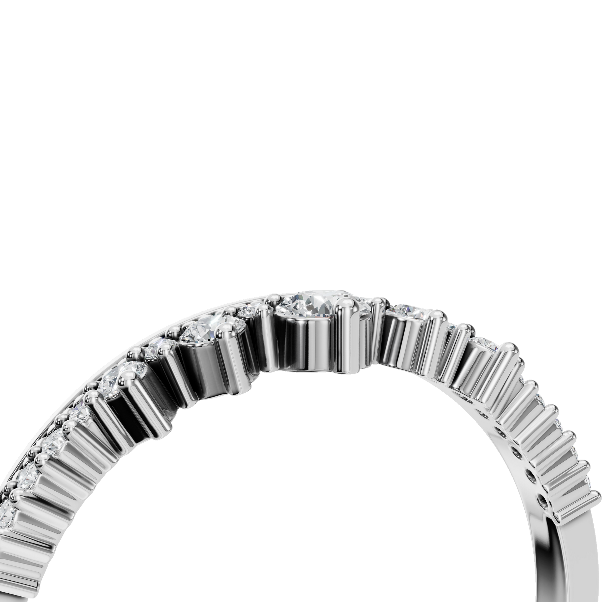 ROUND CROWN WEDDING BAND - M&D Signature Jewels