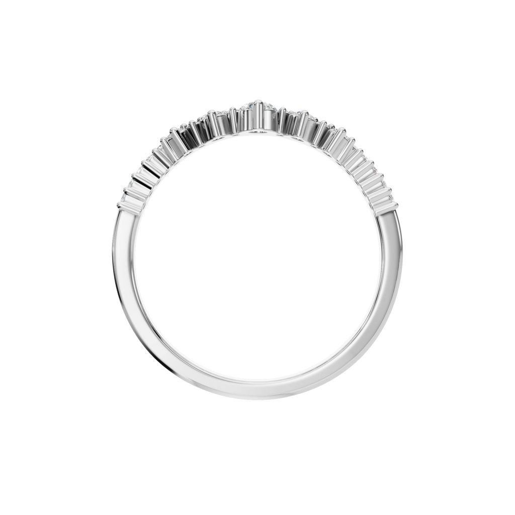 ROUND CROWN WEDDING BAND