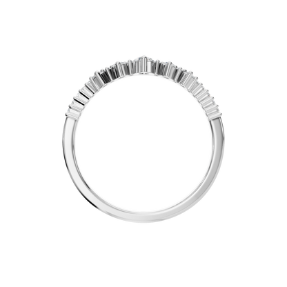ROUND CROWN WEDDING BAND - M&D Signature Jewels