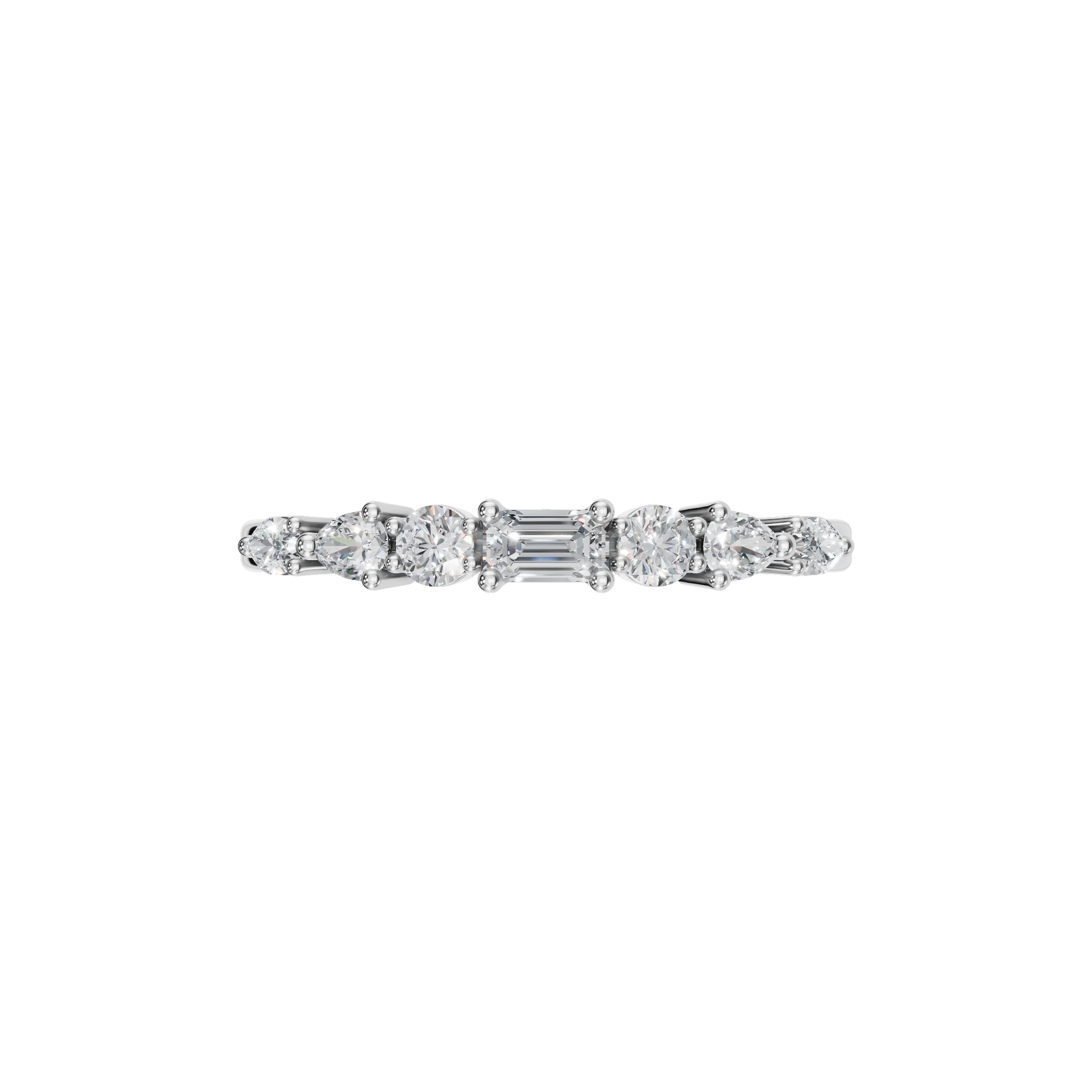 MULTI-SHAPE WEDDING BAND - M&D Signature Jewels