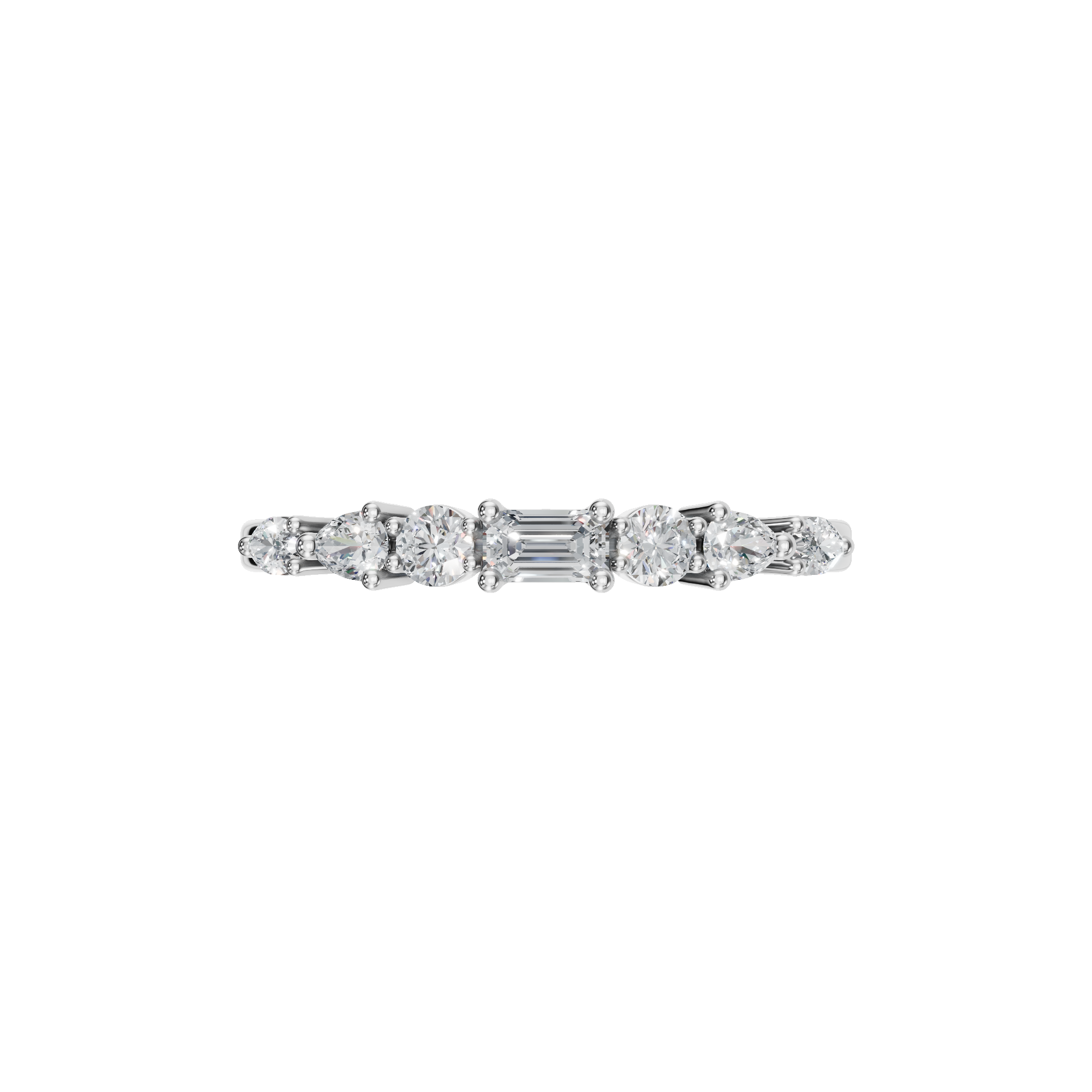 MULTI-SHAPE WEDDING BAND