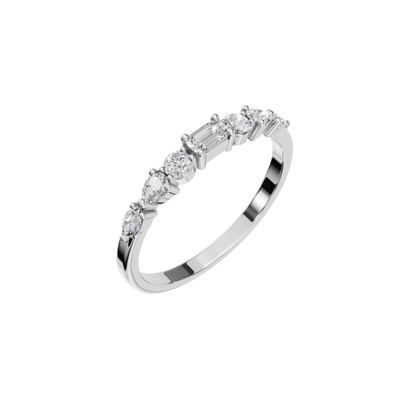 MULTI-SHAPE WEDDING BAND - M&D Signature Jewels