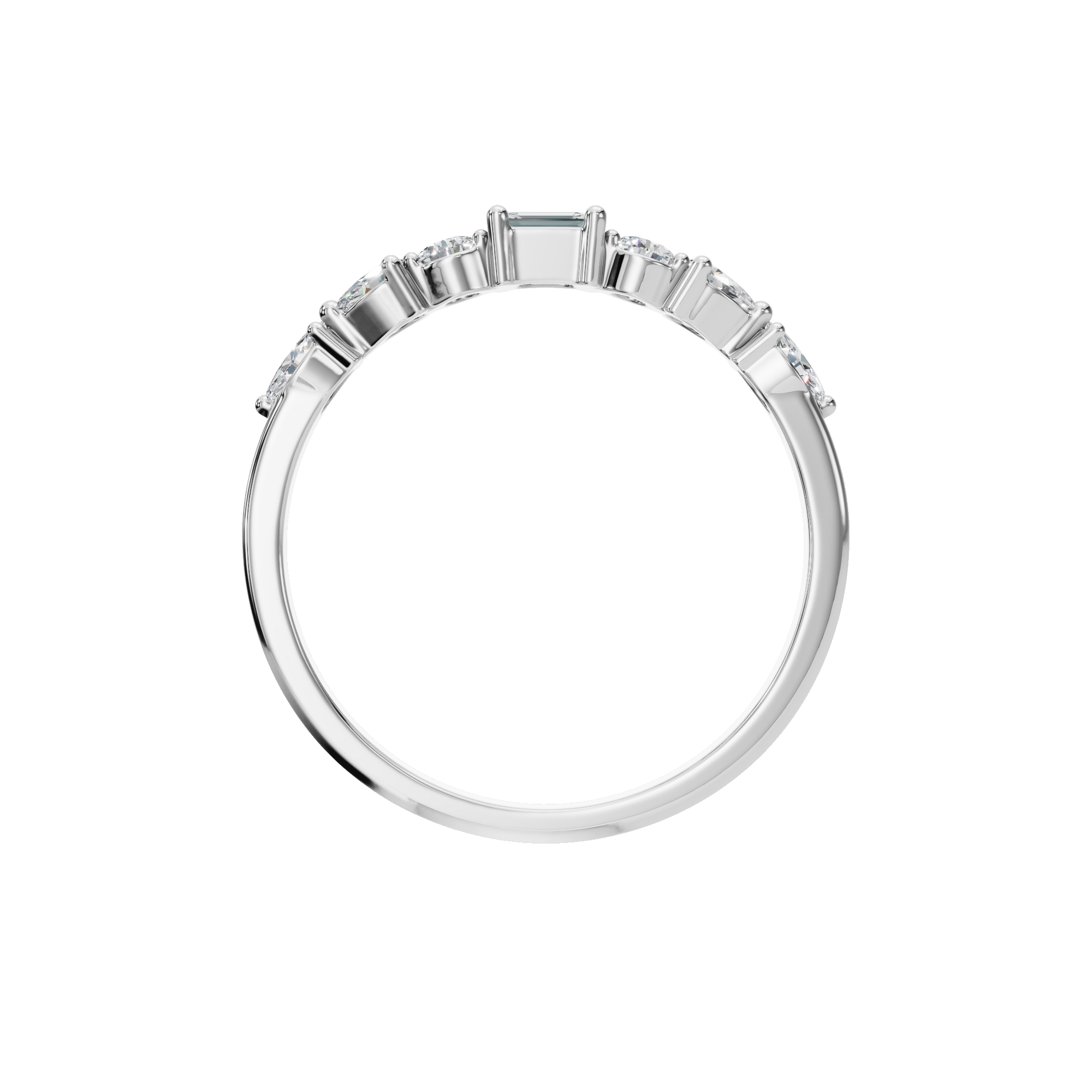 MULTI-SHAPE WEDDING BAND