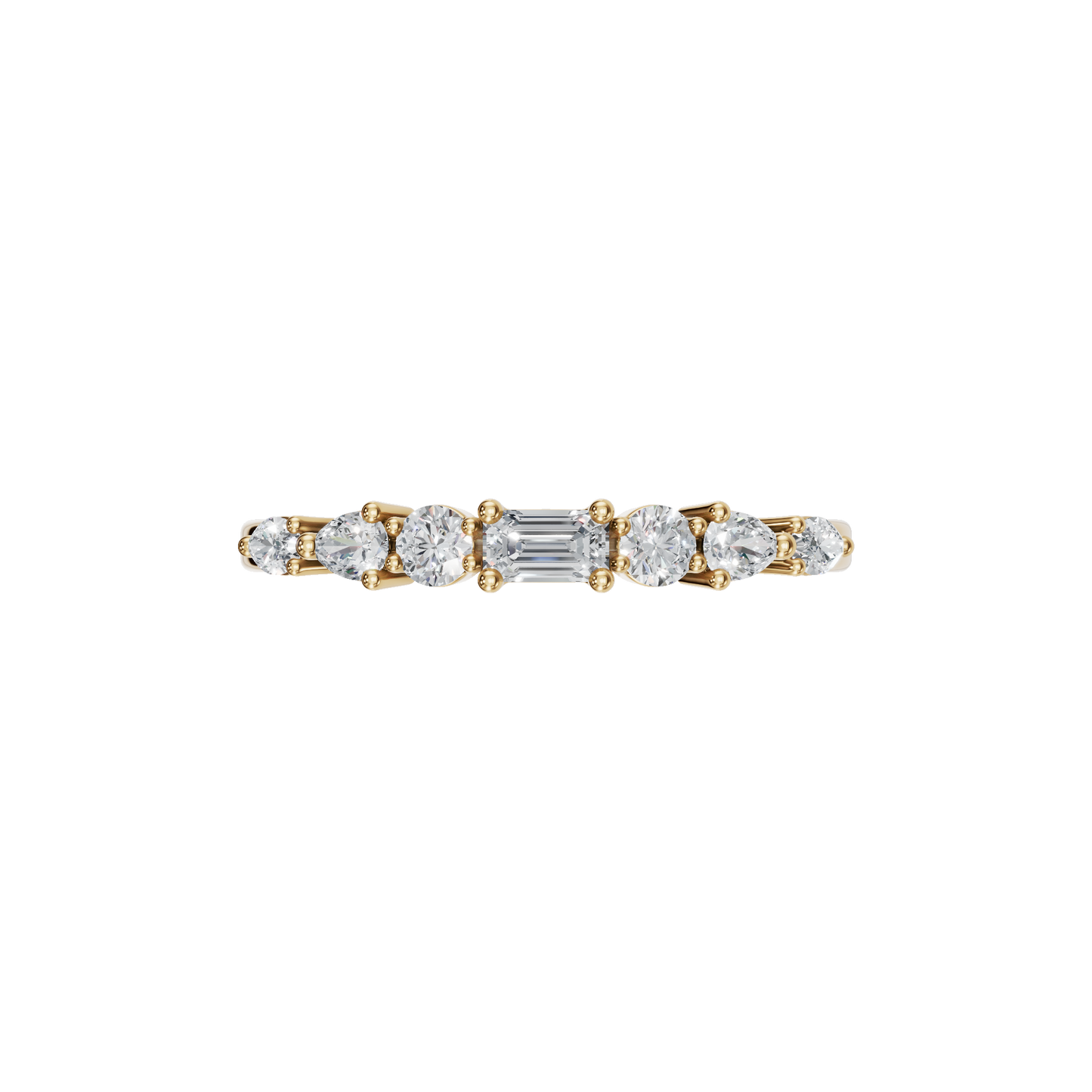 MULTI-SHAPE WEDDING BAND - M&D Signature Jewels