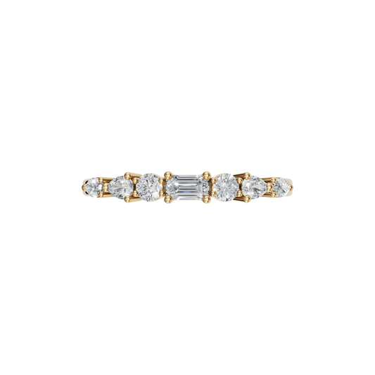 MULTI-SHAPE WEDDING BAND - M&D Signature Jewels