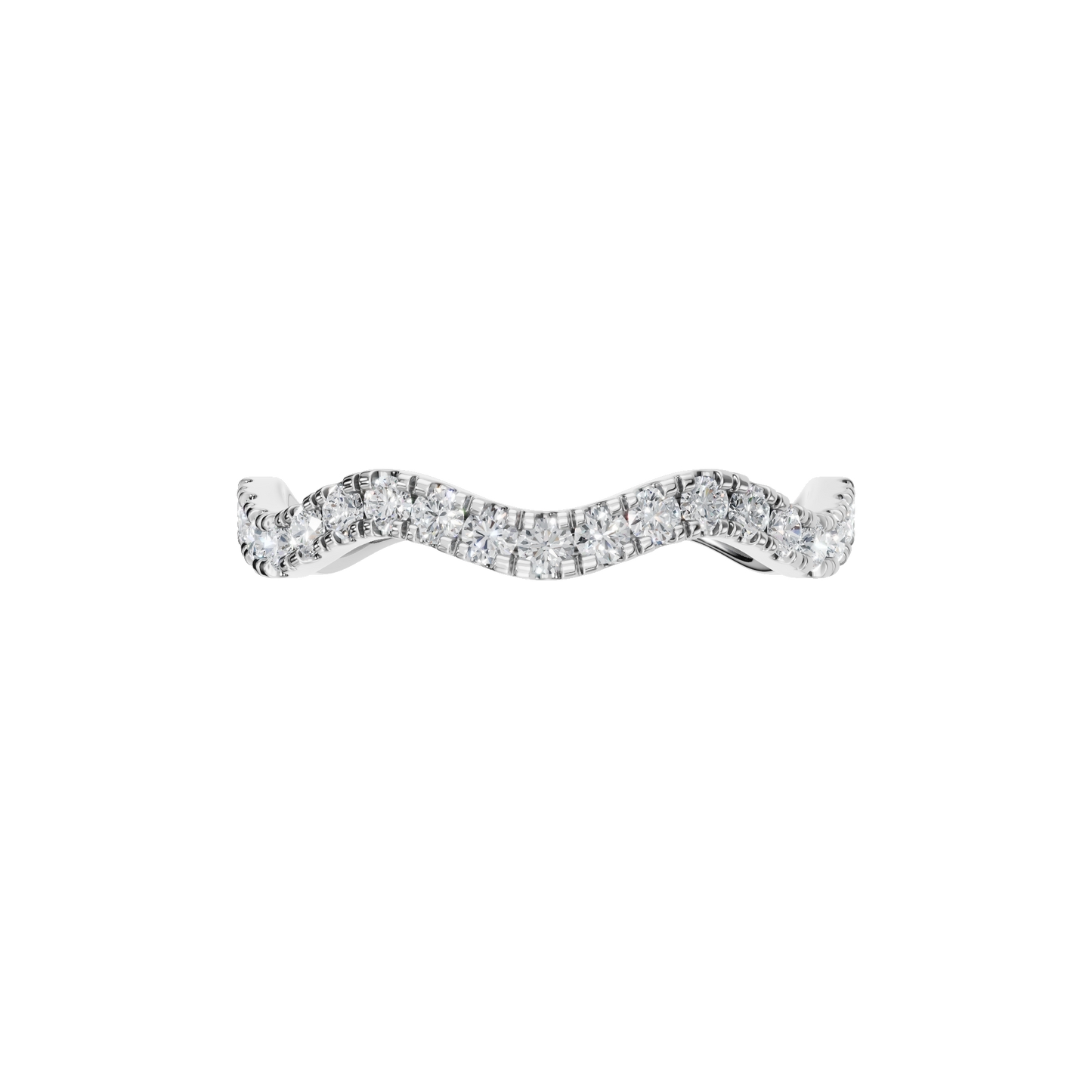 ROUND WAVE WEDDING BAND - M&D Signature Jewels