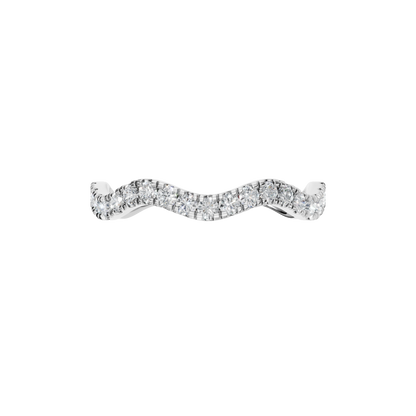 ROUND WAVE WEDDING BAND - M&D Signature Jewels