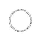 ROUND WAVE WEDDING BAND