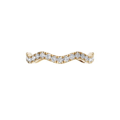 ROUND WAVE WEDDING BAND - M&D Signature Jewels