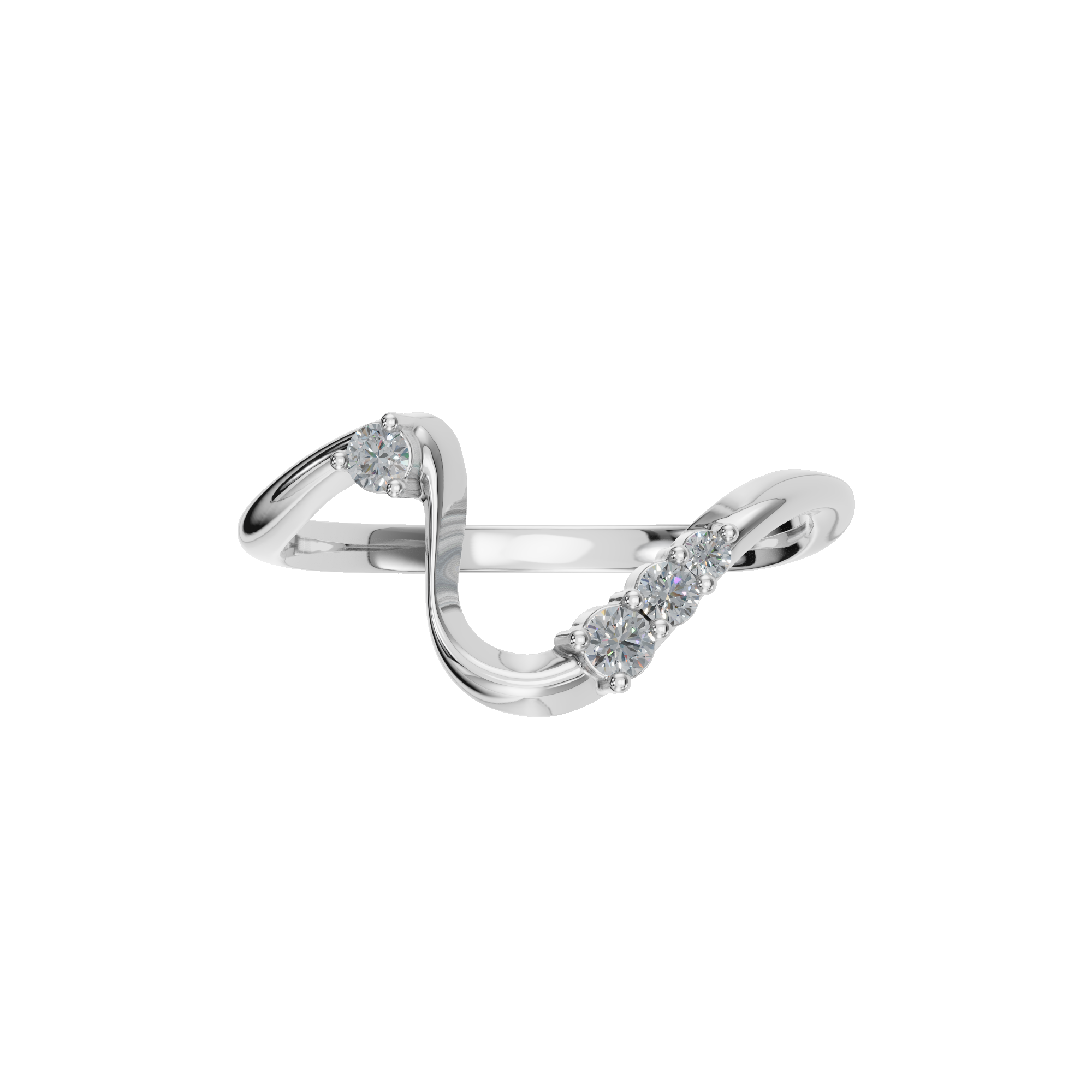 ROUND PAVE WEDDING BAND