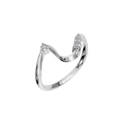 ROUND PAVE WEDDING BAND - M&D Signature Jewels