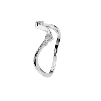 ROUND WAVE WEDDING BAND - M&D Signature Jewels