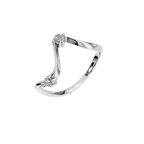 ROUND WAVE WEDDING BAND