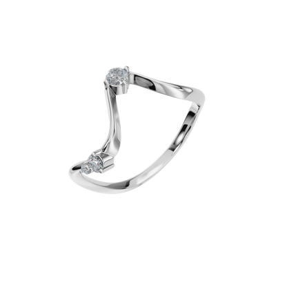 ROUND WAVE WEDDING BAND - M&D Signature Jewels