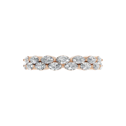 MARQUISE WEDDING BAND - M&D Signature Jewels