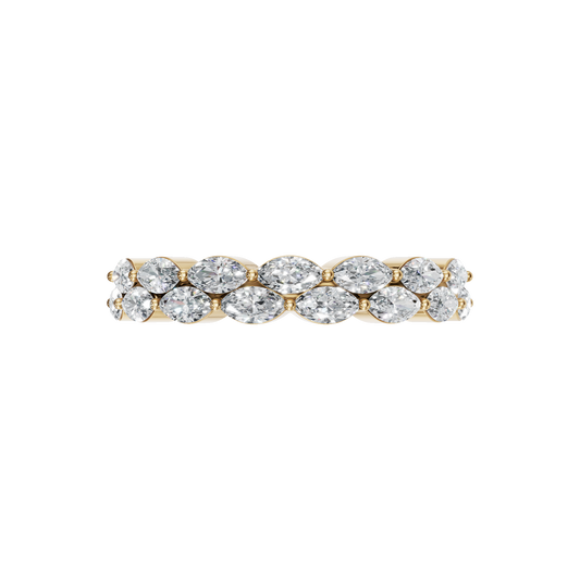 MARQUISE WEDDING BAND - M&D Signature Jewels