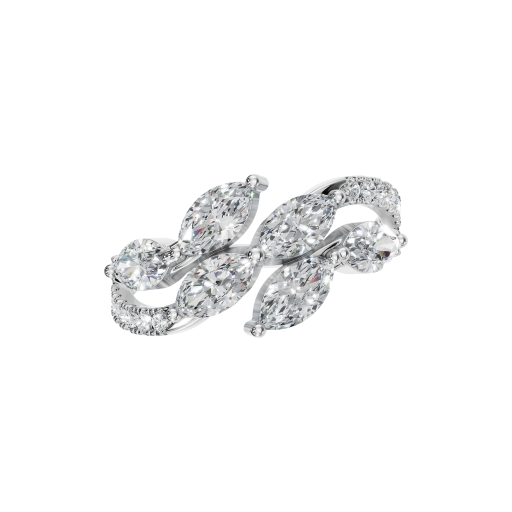 MARQUISE PAVE WEDDING BAND