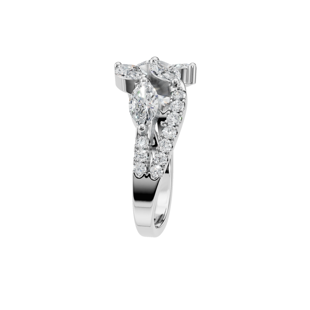 MARQUISE PAVE WEDDING BAND