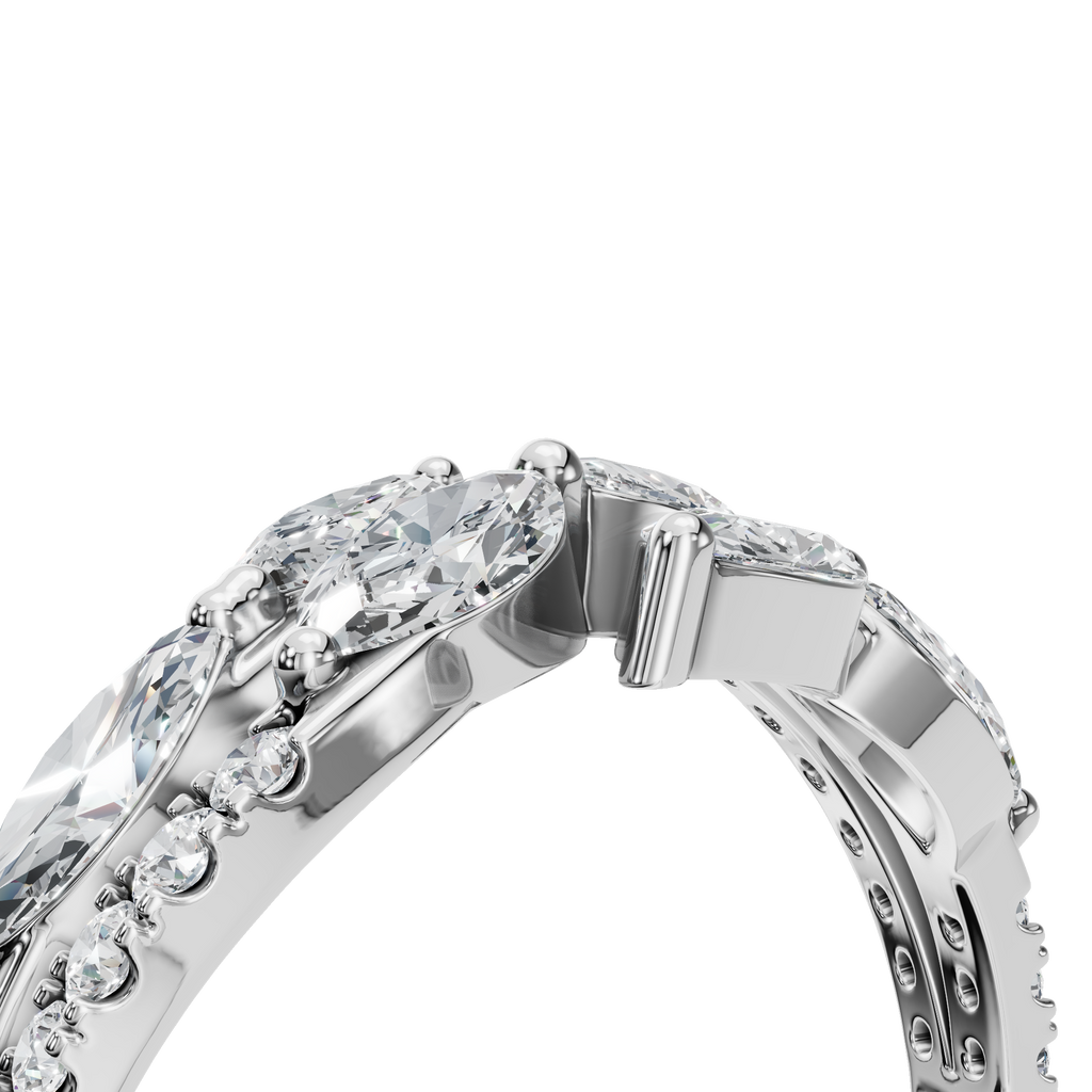 MARQUISE PAVE WEDDING BAND