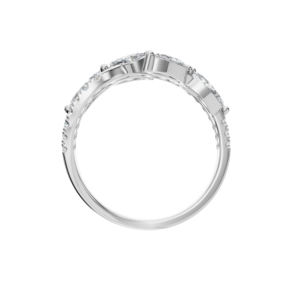MARQUISE PAVE WEDDING BAND