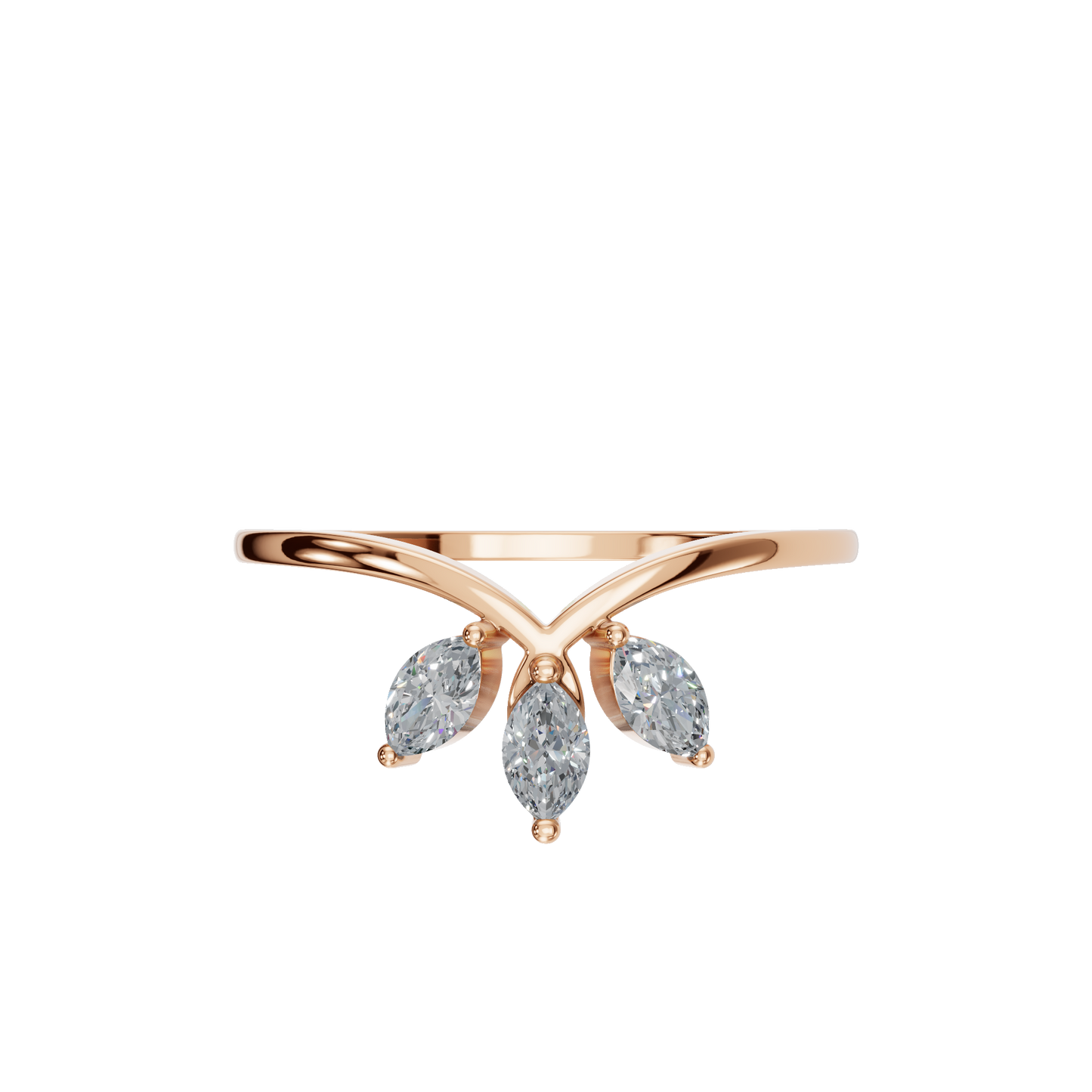 MARQUISE WEDDING BAND - M&D Signature Jewels