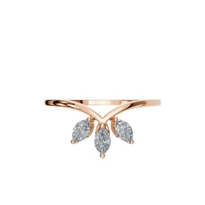 MARQUISE WEDDING BAND - M&D Signature Jewels
