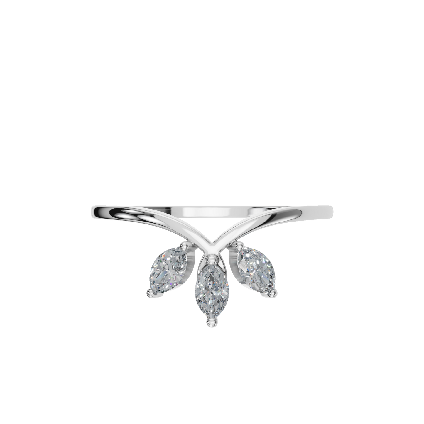 MARQUISE WEDDING BAND - M&D Signature Jewels