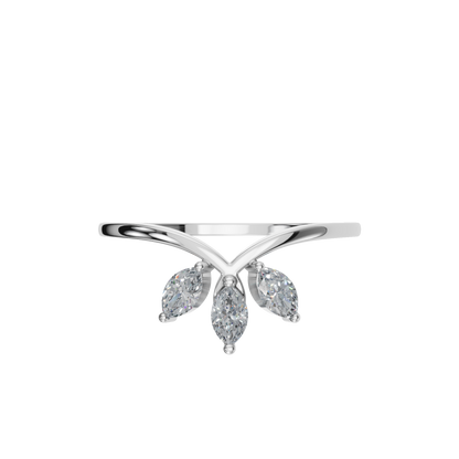 MARQUISE WEDDING BAND - M&D Signature Jewels
