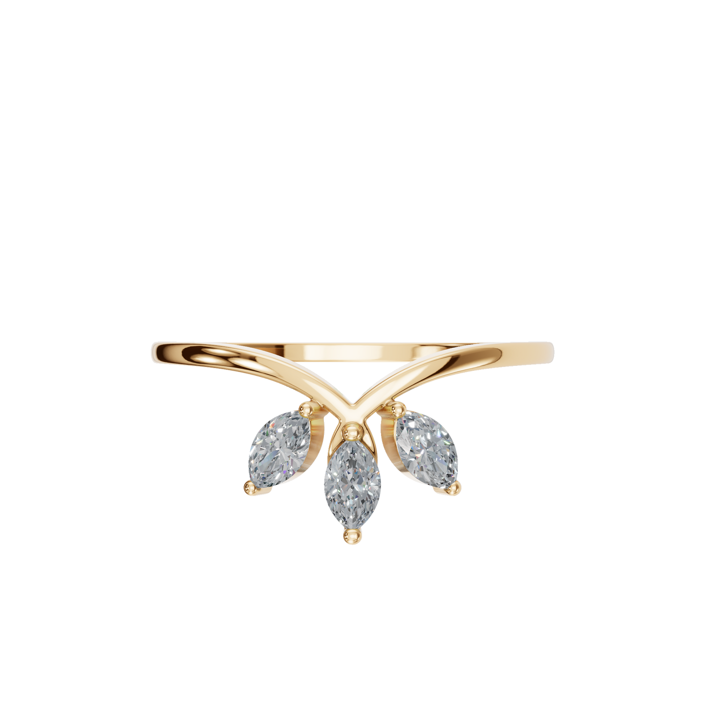 MARQUISE WEDDING BAND - M&D Signature Jewels