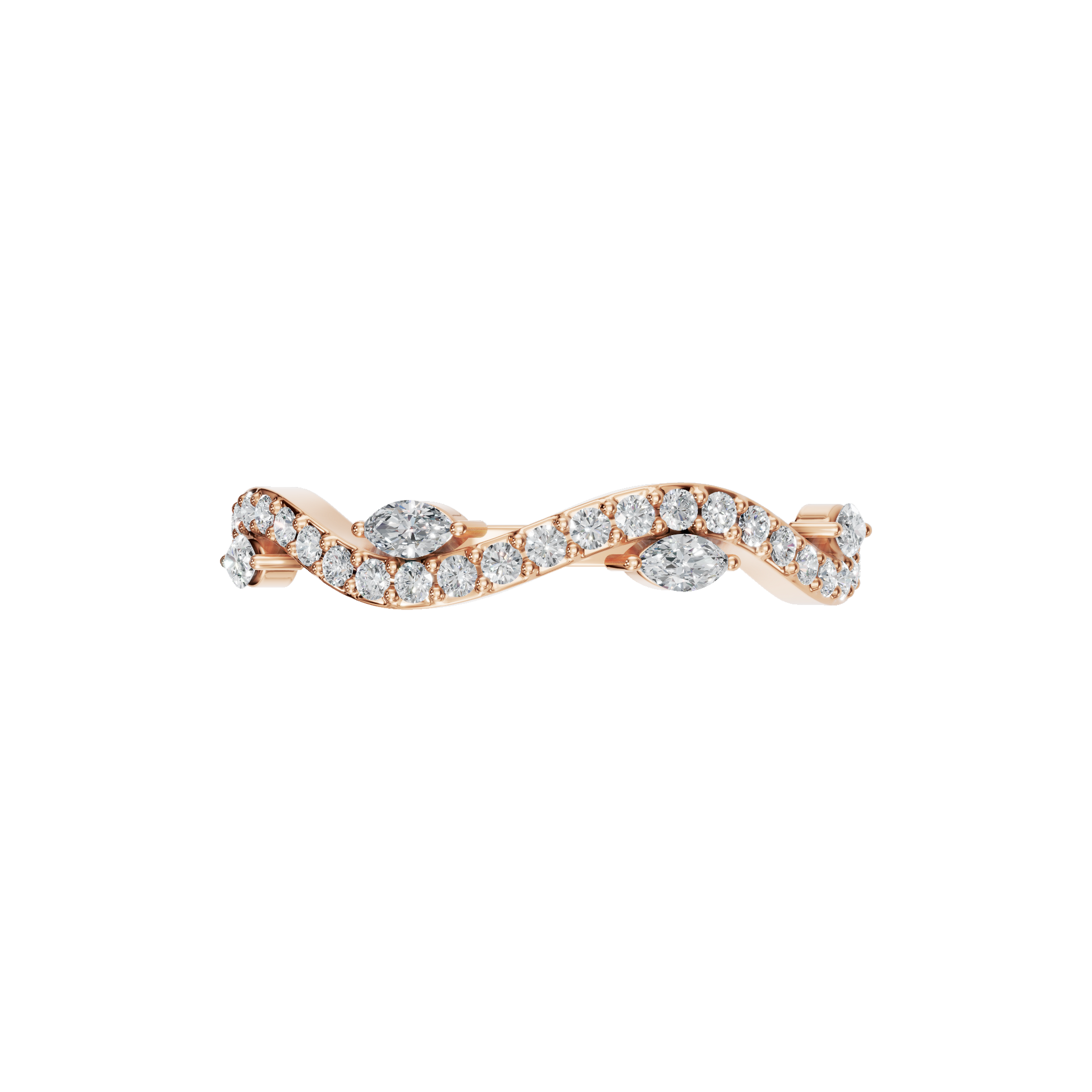 MARQUISE WAVE BAND - M&D Signature Jewels