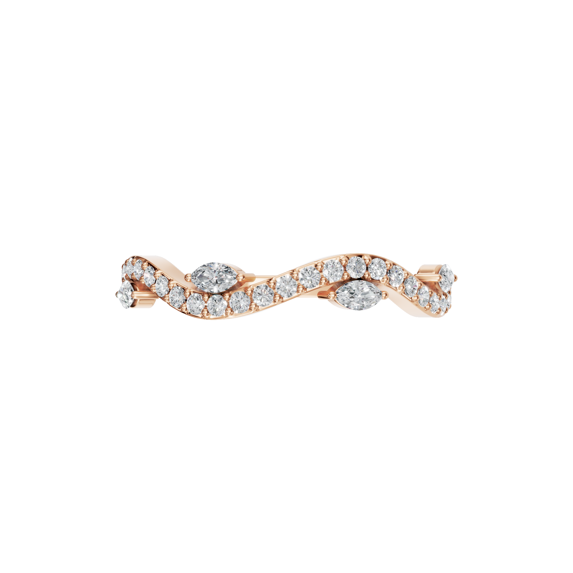 MARQUISE WAVE BAND