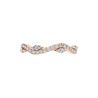 MARQUISE WAVE BAND - M&D Signature Jewels