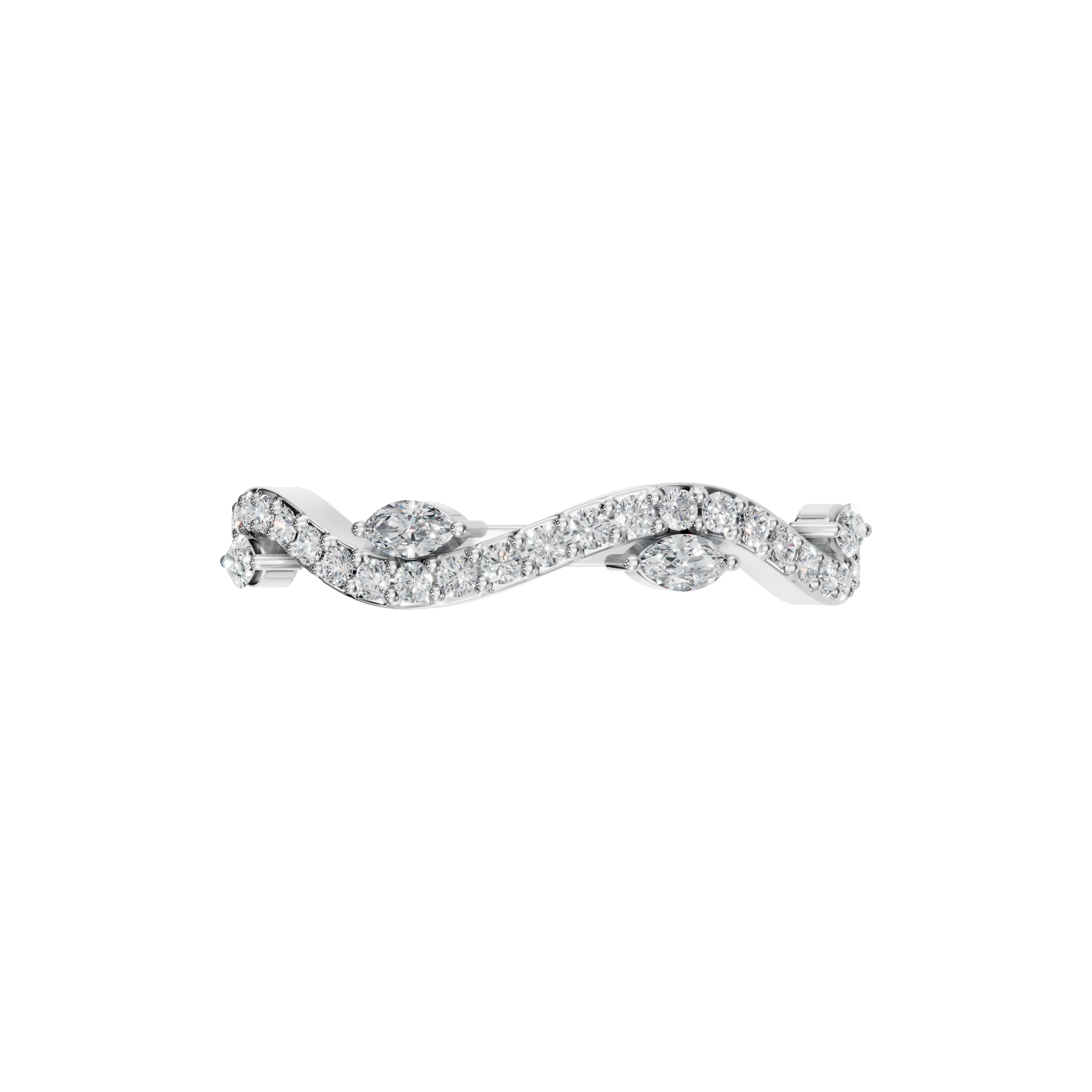 MARQUISE WAVE BAND