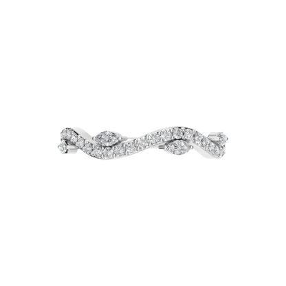 MARQUISE WAVE BAND - M&D Signature Jewels