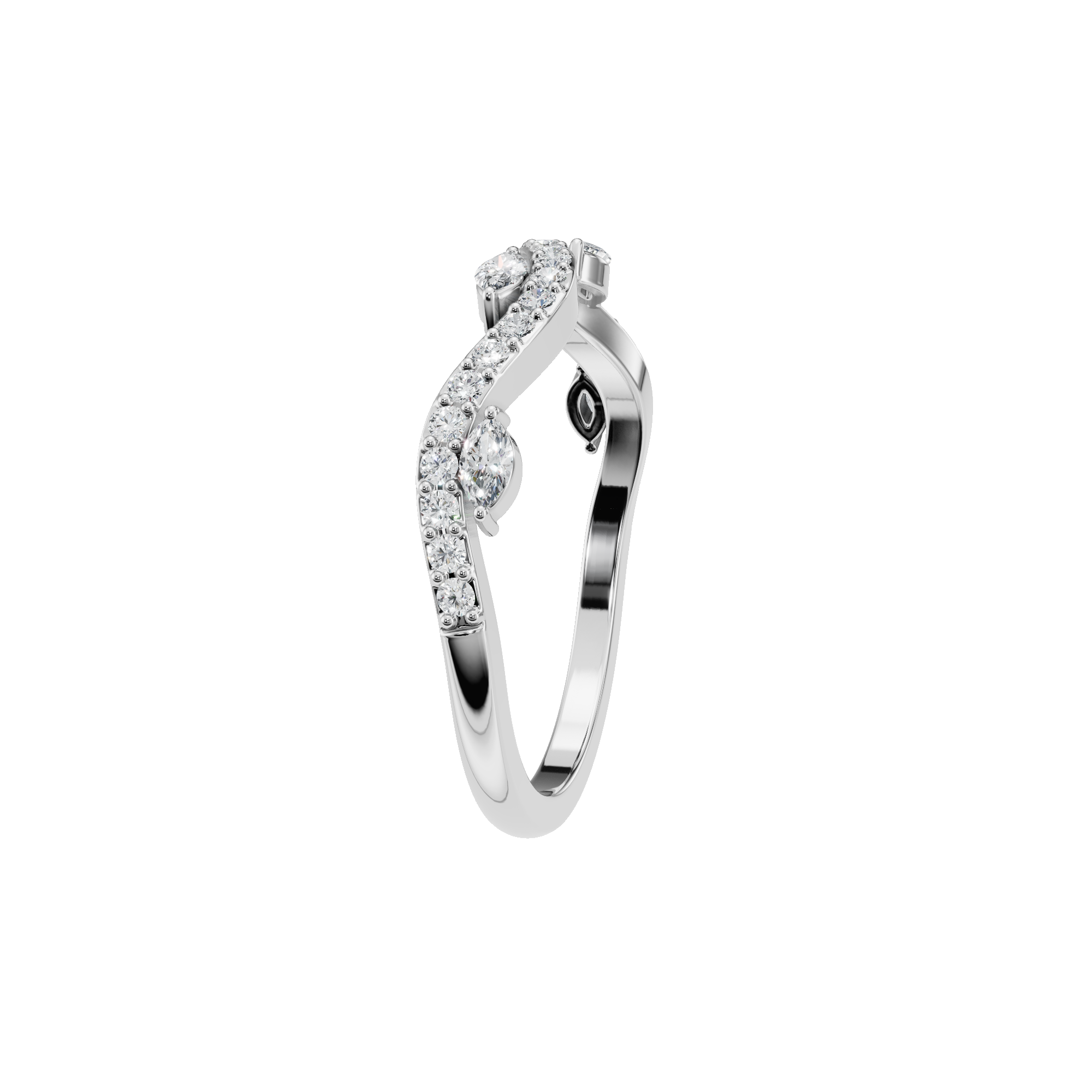 MARQUISE WAVE BAND