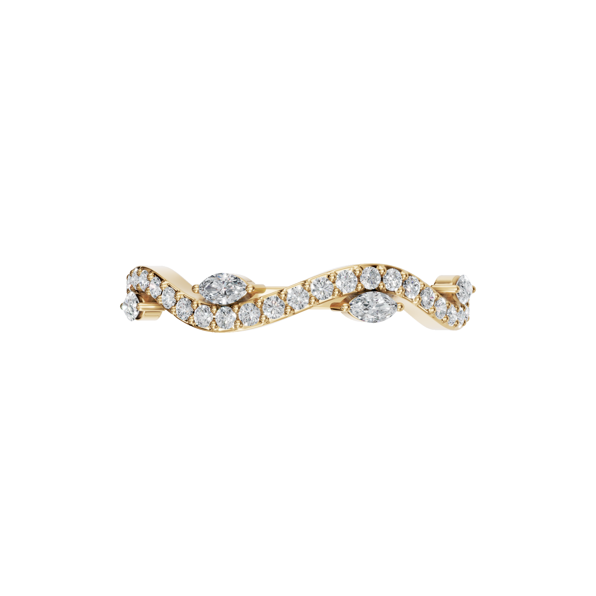 MARQUISE WAVE BAND