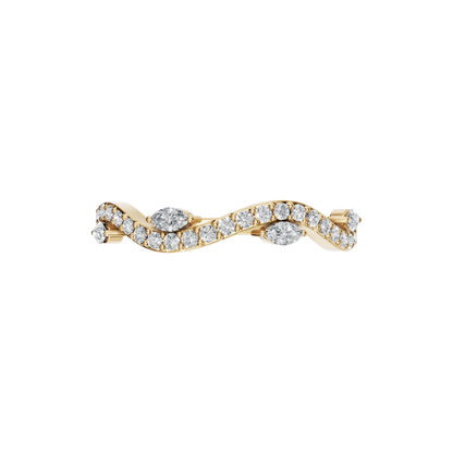 MARQUISE WAVE BAND - M&D Signature Jewels