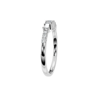 BAGUETTE ROUND ETERNITY WEDDING BAND