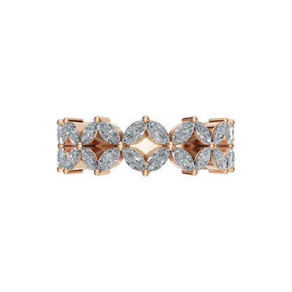 MARQUISE WEDDING BAND - M&D Signature Jewels