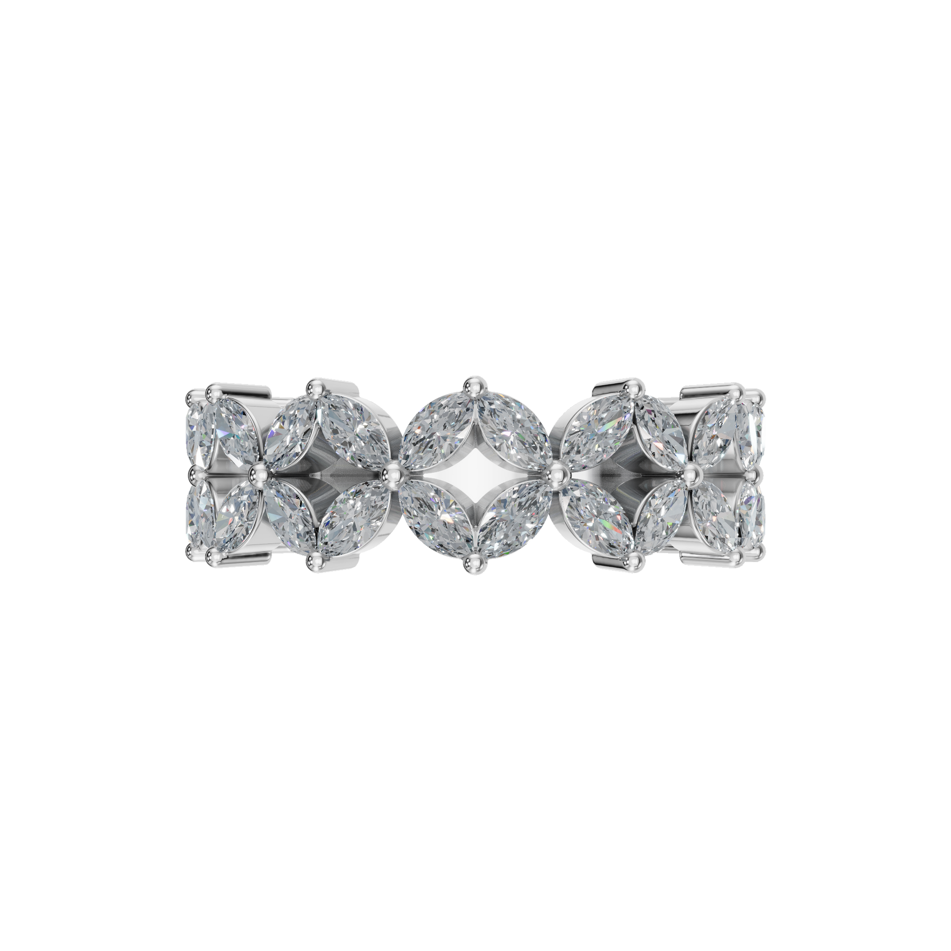 MARQUISE WEDDING BAND - M&D Signature Jewels