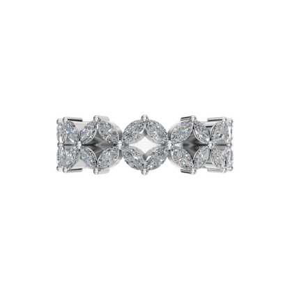 MARQUISE WEDDING BAND - M&D Signature Jewels