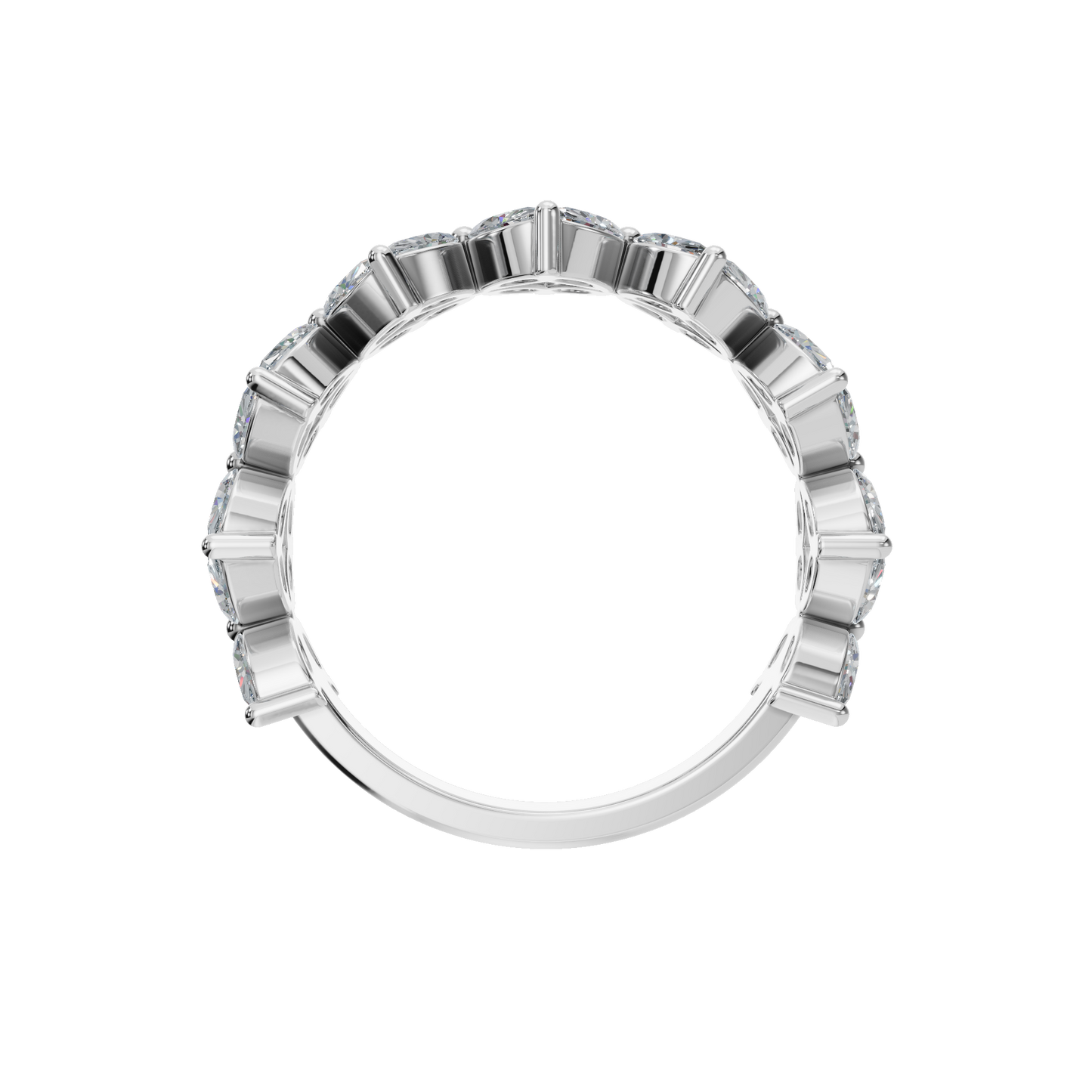 MARQUISE WEDDING BAND - M&D Signature Jewels